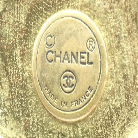 chanel classic gold tone metal
